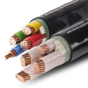 Kabel Daya insulasi PVC konduktor tembaga 70 mm2 konstruksi kabel baterai tegangan rendah 70 mm2 tembaga terisolasi PVC fleksibel