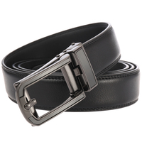 Nouvelle ceinture décontractée pour homme, résistante à l'usure, avec boucle automatique, LY33-22349-1