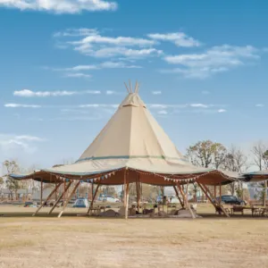 Глампинговый деревянный столб 10 м большая палатка Типи большая палатка для свадебных мероприятий шатер палатка типи для вечеринки