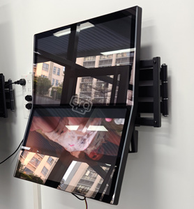 Monitor Touch screen a doppio schermo da 23.8 pollici con luce capacitiva Touch Screen Monitor pubblicitario <span class=keywords><strong>Lcd</strong></span> - Product Image 3