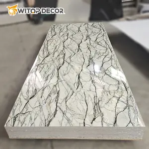 Indoor decorative pvc marble sheet for home decor uv marble sheet uv board