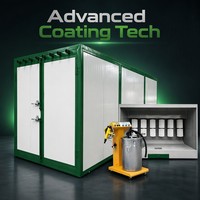 Four de séchage industriel de grande capacité à chauffage diesel/gaz pour le traitement de revêtement des profilés en aluminium