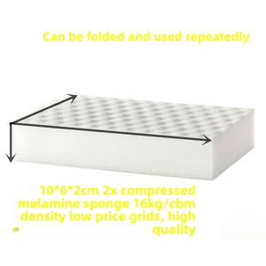 10*7*3 इको फ्रेंडली मेलामाइन नैनो इरेज़र फोम स्पंज बाथरूम रसोई की सफाई 1.5 xसंपीड़ित - Product Image 5