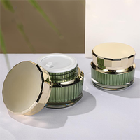 Ensemble d'emballages cosmétiques en acrylique : pot pour crème contour des yeux, flacon pour crème visage et tonique 30ml-120ml, flacon de lotion, pots vides en acrylique 40g-80ml