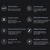 Glomarket untuk Sistem Panel Pintar Layar Sentuh 8-inci Zigbee3.0 Hub dengan Alexa Terintegrasi Smart Life Android 11 Multi-fungsi Pintar
