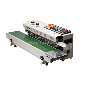 Machine à sceller les sacs en plastique, dispositif de scellage de sachets avec fonction de codage de date, machine de scellage continu - Product Image 6