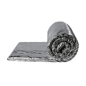 Yipai Conduits d'évacuation flexibles ignifuges, isolation en tapis de silicate aiguilleté en feuille d'aluminium résistant au feu 2 heures, pour conduits d'évacuation de fumée - Product Image 2