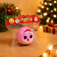 Jouet à presser de Noël à remontée lente, anti-stress, avec visage de dessin animé DIY, monstre moelleux et mignon, pour enfants et adultes, vente en gros