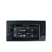 Sistema Multimedia para Automóvil con Pantalla Táctil de 7 Pulgadas y Linux, 2 DIN, con Cámara de Reversa, para Ford Mondeo, Focus, C-Max, Galaxy, S-Max, Fiesta, Radio y Video para Automóvil