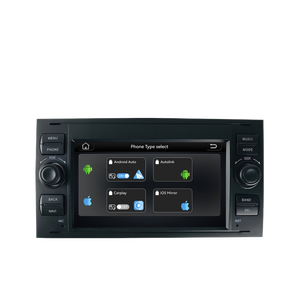 Système multimédia automobile Linux 7 pouces 2DIN avec écran tactile et aide au recul pour <span class=keywords><strong>Ford</strong></span> Mondeo Focus <span class=keywords><strong>C</strong></span>-<span class=keywords><strong>Max</strong></span> Galaxy S-<span class=keywords><strong>Max</strong></span> Fiesta, autoradio vidéo - Product Image 1