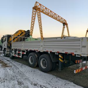 工場価格搭載クレーン延長ストレートアームシャックマンクレーン8x4 6x4 F3000 X3000新車中古フラットベッドクレーンカーゴトラック - Product Image 5