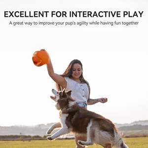 Juguete Interactivo para Mascotas AFP, Juego de Tirar la Cuerda al Aire Libre, Juguete de Buscar con 2 Asas, Juguete de Pelota para Perros con Sonido, para Perros Medianos y Grandes - Product Image 3