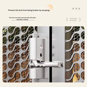 Outdoor Solid Galvanized Steel Eco-friendly Extra <b>Large</b> Pet Cage <b>Plastic</b> <b>Tray</b> Button Closure for Small Animals All Seasons Use - Product Image 2