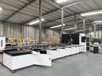 Centro de Corte y Fresado CNC Automático Inteligente para Perfiles de Aluminio, Máquina para Fabricación de Puertas y Ventanas