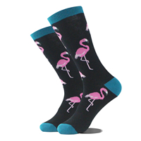Chaussettes en coton respirantes de haute qualité pour hommes, motif animal amusant, colorées, personnalisables avec logo – Vente en gros Whale