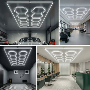 Светодиодный светильник для гаража DIY, шестиугольный, 8 секций, в форме соты, для автосервиса и детейлинга - Product Image 4