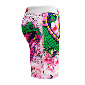 Calzoncillos <span class=keywords><strong>Boxer</strong></span> de Cintura Media para <span class=keywords><strong>Hombre</strong></span> con Estampado de Dibujos Animados, Ropa Interior de Poliéster de Punto, Fabricantes de Ropa Interior al por Mayor - Product Image 3