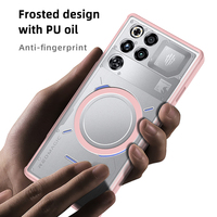 Étui de téléphone magnétique pour jeux RedMagic 11 Pro + 11 Air, coque transparente antichoc, protection anti-jaunissement, refroidissement