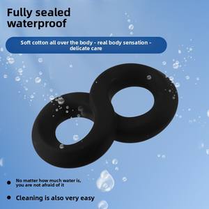 Sexbay 8 Vormige Siliconen Haan <span class=keywords><strong>Ring</strong></span> Voor Een Grotere Penis En Langer Durend Mannelijk Gebruik - Product Image 4