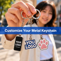 Porte-clés en métal personnalisé, alliage de zinc, moulage sous pression, logo personnalisé, vente en gros, souvenir promotionnel, cadeau