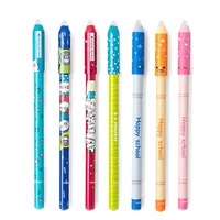M & G Leuke Kawaii Gelukkig School Serie Uitwisbare Pennen 0.5 Mm Naald Tip School Kantoorbenodigdheden Supply Kids Geschenken uitwisbare Gel Pen
