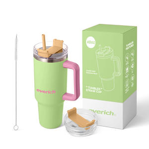 Gobelet à Double Paroi en Acier Inoxydable avec Poignée, Tasse pour Sublimation pour Boissons Chaudes et Froides, Anse pour Gobelet de 40 oz - Product Image 2