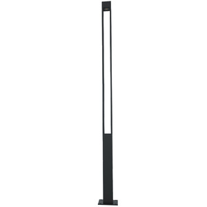 Lampadaire de jardin solaire LED moderne pour extérieur, 2700K blanc chaud, IP66, corps en fer, AC 220V, contrôle par détecteur de mouvement, 144 faisceaux - Product Image 5