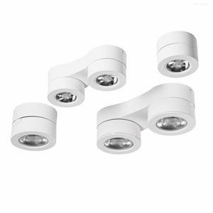 Foco LED COB Moderno de 8W-25W, Montaje en Superficie, Giratorio, Ángulo Ajustable, Plegable, Iluminación Interior, Comercial, IP65, 90mm - Product Image 6