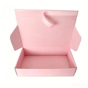 Boîtes d'expédition en papier kraft avec logo personnalisé, en carton ondulé, à fermeture éclair, auto-adhésives, à déchirure rapide, avec pelliculage mat - Product Image 4