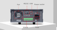Nouvelle alimentation cc programmable multicanal haute stabilité 30V 6V 3A 198W pour la maintenance électronique