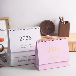 2026 <b>Mini</b> <b>Desk</b> Perpetual Printing Table Calendar with Twin-Wire Binding Promotion & Decoration for Home Office School - Product Image 2