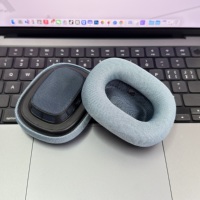 Coussinets d'oreille coussinets d'oreille de remplacement pour casque Apple Max 2nd génération coussinets d'oreille en tissu maillé couverture mousse à mémoire