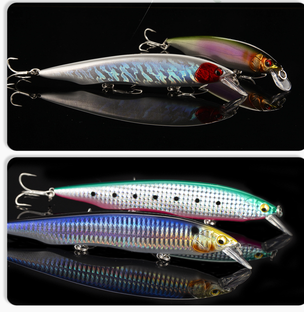 右上30g/33g 160mmM5012ビッグフローティング/シンキングミノー