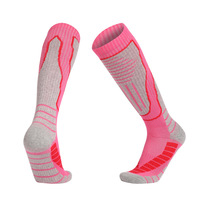 Chaussettes de ski professionnelles antidérapantes chaudes de style nouveau, chaussettes de randonnée épaisses pour femmes, pour les sports de plein air