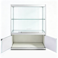 Beauty Salon Hautpflegeprodukt Glas-Vitrine mit LED-Beleuchtung Umweltfreundliche & Langlebige Anpassbare Präsentationsvitrine