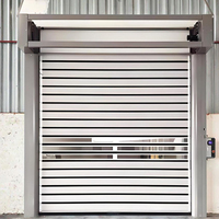 Porte spirale isolée en aluminium haute résistance à grande vitesse avec conception résistante au vent, fonctionnement servo-contrôlé pour usage industriel