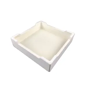 Refractory Alumina Ceramic Square Round Sagger in Ceramic for Kilns