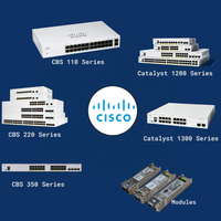 Para la Nueva Serie C9300, Switch de Red Gigabit Ethernet POE de 24 Puertos C9300-24P-A con Velocidad de Transmisión de 10/100/1000 Mbps