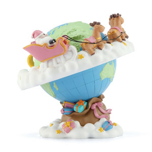 Ornement en polyrésine peint à la main avec cerf et Globe Cadeau de Noël musical Cadeau de Noël personnalisé Globe avec musique - Product Image 4