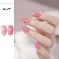 Gel UV naturel sculptant les ongles nivelant la colle de renforcement LED durcissant les ongles professionnels multifonctionnels non toxiques et écologiques