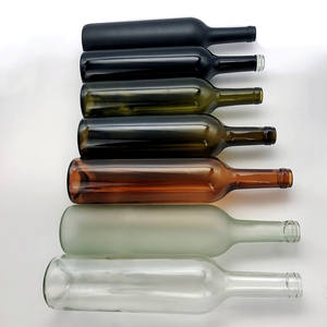 Recyclable 750ml <span class=keywords><strong>75cl</strong></span> Bouteilles en verre <span class=keywords><strong>vide</strong></span> bordeaux clair vert ambré pour vin rouge tequila brandy - Product Image 3