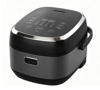 Cuisinière à riz portable intelligente IH avec cuve émaillée, boîtier en plastique, contrôle numérique du minuterie, inclut une tasse doseuse pour usage domestique et hôtelier