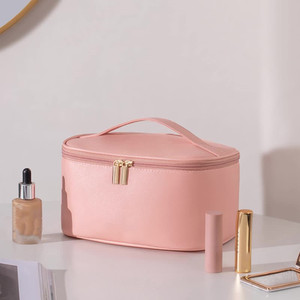 La trousse de toilette de voyage rose en PU la plus à la mode pour femmes - Product Image 2