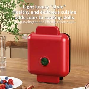 Mini máquina de gofres eléctrica antiadherente portátil para el hogar, tostadora doméstica, máquina de panqueques, máquina de desayuno de sándwich multifuncional - Product Image 3