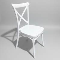 Chaise en plastique pour enfants avec dossier en X, chaise empilable pour la salle à manger, la chambre, le jardin, l'école