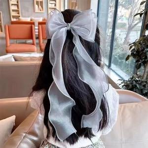 Clochette à <span class=keywords><strong>cheveux</strong></span> pour enfants, 1 pièce, nœud en forme de fleurs, ruban pour <span class=keywords><strong>cheveux</strong></span> tressés, <span class=keywords><strong>avec</strong></span> pompon, vente en gros - Product Image 6