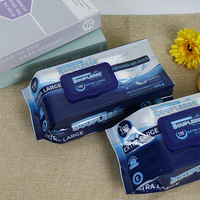 Sacs d'emballage pour lingettes pour bébés, pochettes promotionnelles en EVA, sacs en plastique à fenêtre et à tirage facile, soins personnels, impression UV personnalisée