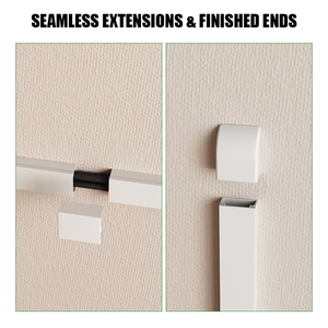 Kit de accesorios de Conducto de cableado de extrusión de <span class=keywords><strong>PVC</strong></span> 6 (esquinas internas/externas detiene acopladores camisetas planas 90 codos) Juego completo para - Product Image 4