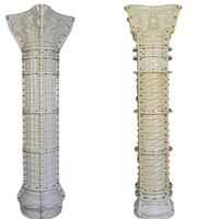Moulures en plastique ABS de qualité supérieure, style européen, colonnes carrées en béton de type pilier romain pour villa, vente directe d'usine Renfa