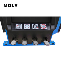 Machine à changer les pneus entièrement automatique MOLY 12"-24" avec bras inclinable pneumatique à verrouillage par poussée-tirage, moteur 0,75/1,1 kW, MLY-T609, 8-10 bars
